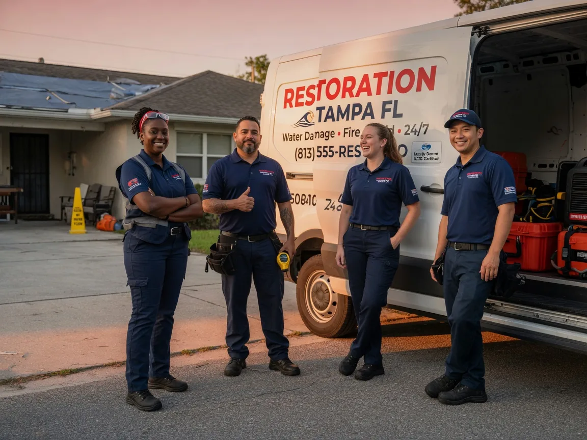 Water Damage Restoration company in Midland, SD